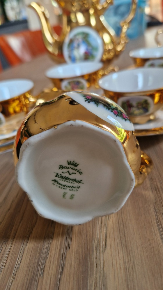 Bavaria Waldershof, Lavishly Decorated With 24 Carat Gold – Tableware, Porcelain (photo 4 of 6)