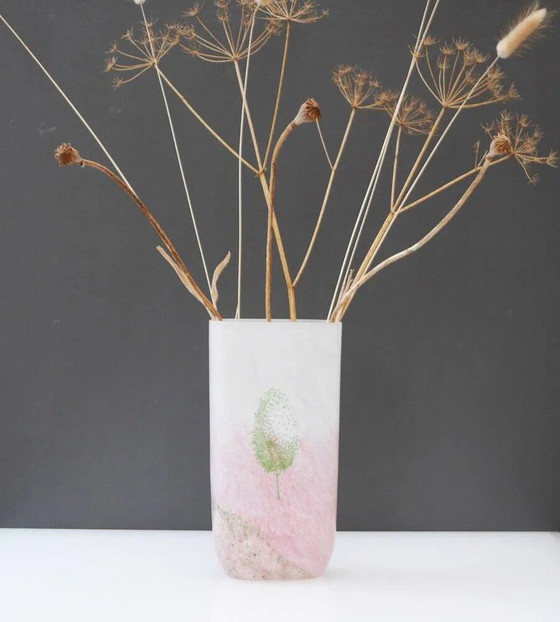 Image 1 of Scandinavian glass art vase known as May by Kjell Engman for Kosta Boda, 1980s