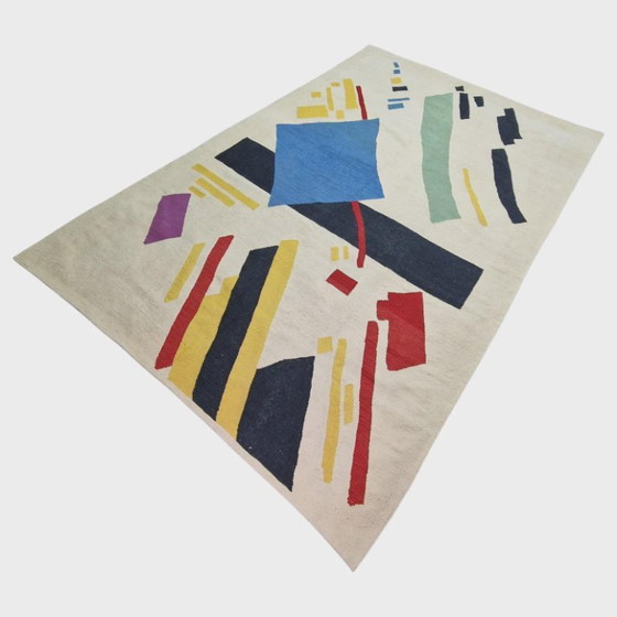 Handgeweven wandtapijt van Kasimir Malevich, Suprematistisch | Beperkte oplage | Textiel | 303 × 205 cm (119 (photo 4 of 10)