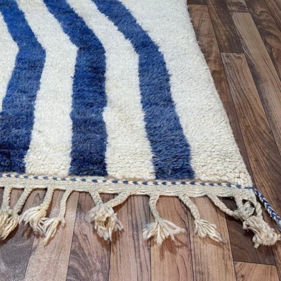 Alfombra tradicional Beni Ouraine hecha a mano, tamaño 2/3 m – Aime Té, Wool (photo 5 of 9)