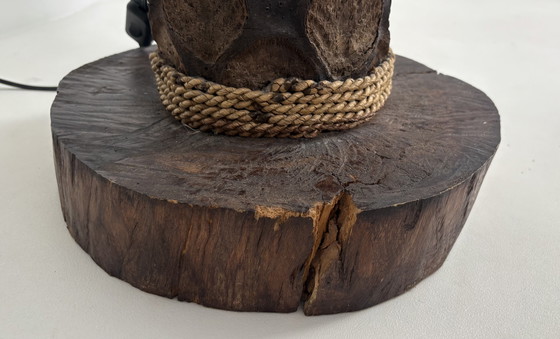 Image 1 of 2 x Vintage palmboom lampen set vloerlampen 195 cm