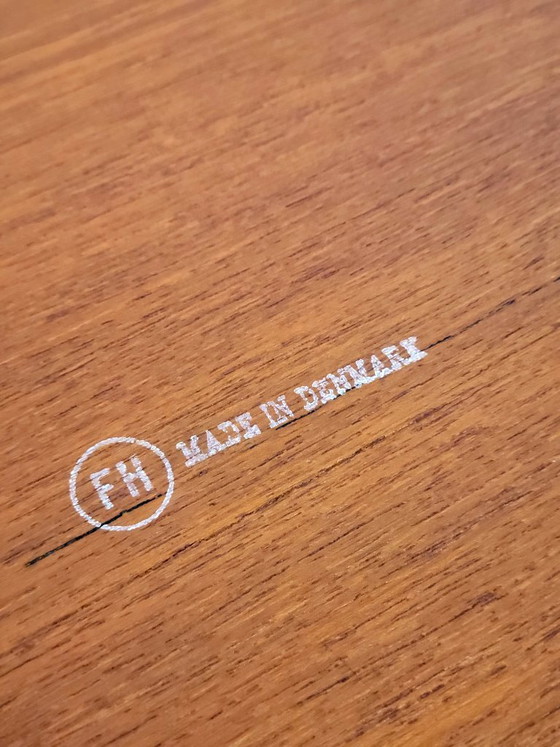 Image 1 of Table plateau vintage par H. Engholm et Svend Aage Willumsen pour Fritz Hansen