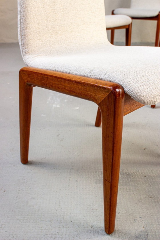 Image 1 of 4 teakhouten stoelen