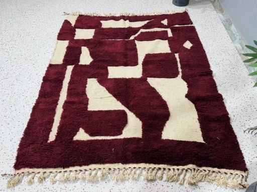 Tapis marocain artisanal en laine 300cmx 200cm