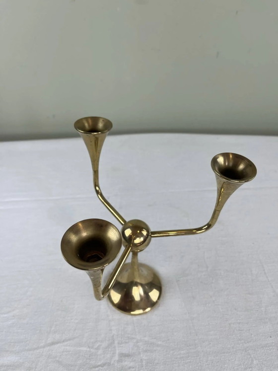 Chandelier Freddie Andersen Design – Candle holders, Brass, Bauhaus (photo 9 of 16)