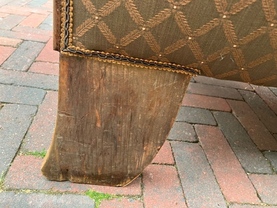 Image 1 of Antique Biedermeier sofa 3 persons art deco style