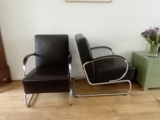 Two Gispen Armchairs 407