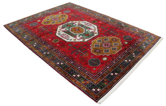 Image 1 of Origineel handgeknoopt oud Kazak tapijt 240 x 170 cm