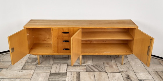 Vintage Long Sideboard, 1960s, Czechoslovakia – Wood (photo 8 of 19)