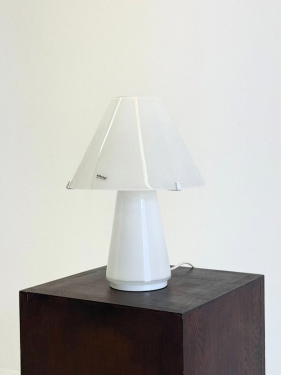 Image 1 of Lampe de table vintage italienne à champignon par Carlo Nason pour AV Mazzega small