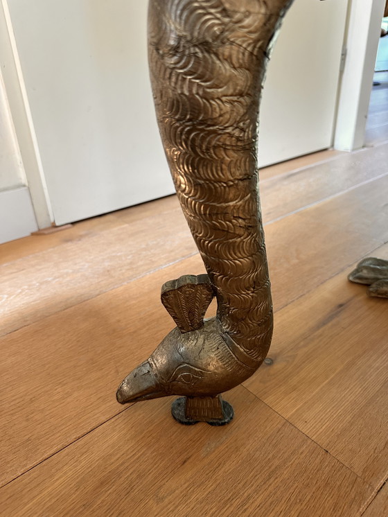 Image 1 of Chaise en forme de paon 1870-1890