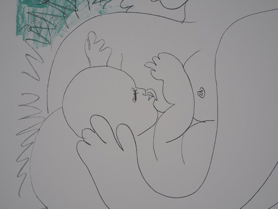 Pablo Picasso (1881-1973) (after) The Bouquet of Peace, Signed color lithograph – Lithographs & prints, Paper (photo 3 of 9)