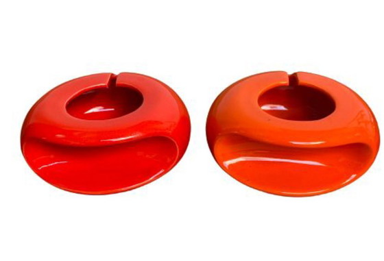 Image 1 of Cendrier vintage - Boccato/Gigante/Zambusi - Sicart - Faïence - Space Age - 1960