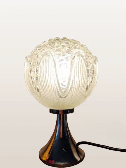 Lampe de table Richard Essig Space Age – tafellampen, Glass, Metal (photo 2 of 7)