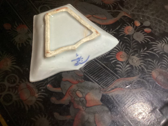 Image 1 of Set di porcellana Horse deuvré in scatola laccata