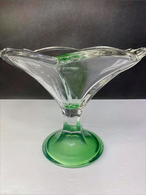 Image 1 of Coupes Borgonovo italiennes vintage à base verte — Lot de 6