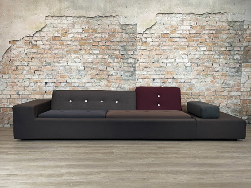 Sofá Vitra Polder XXL – banken, Textile