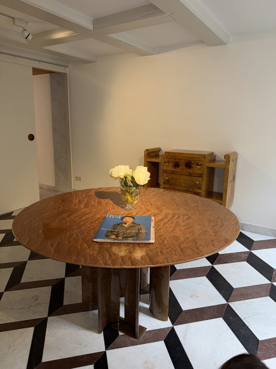 Image 1 of Giorgetti offredi table for Saporiti Italia 1980s