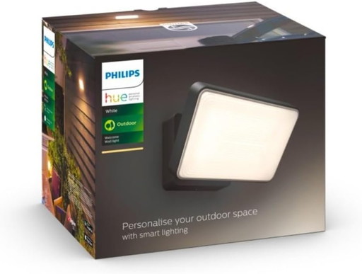 Philips Hue White Welcome outdoor spotlight - Black, Works with Alexa, Google Assistant and Apple Homekit