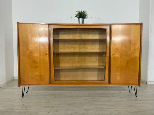 Années 60 Buffet Vitrine Armoire de salon Armoire à vaisselle VINTAGE