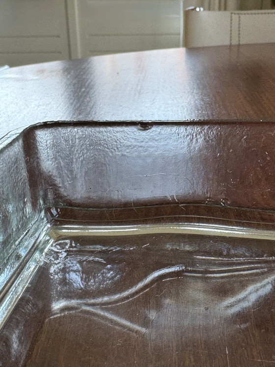 Image 1 of Vintage West Germany glazen schaal Le Corbusier & Perriand stijl – jaren 50