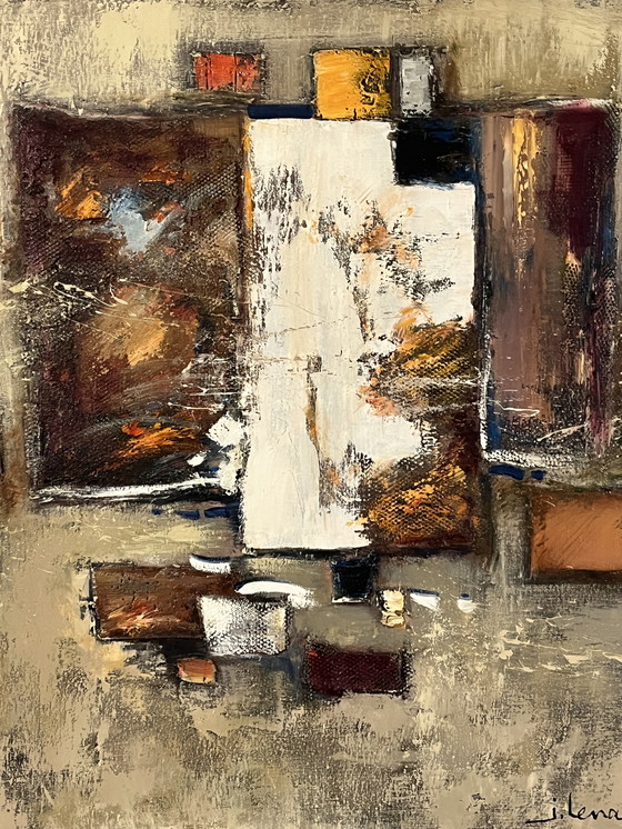 Image 1 of Jef Lenaers abstraktes Gemälde 'whatever'