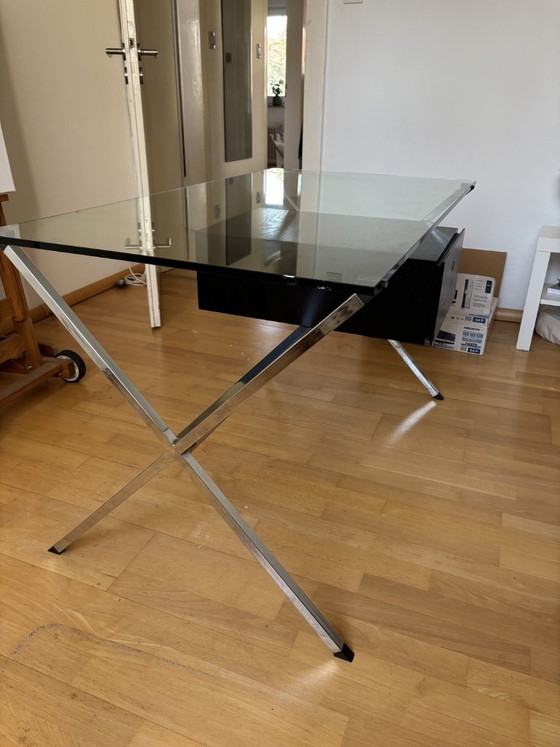 Franco Albini Model 80 Scrivanie | Knoll International | Orig. – Legno, Metallo (photo 4 of 9)