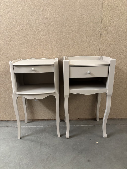 Tables de chevet vintage Brocante