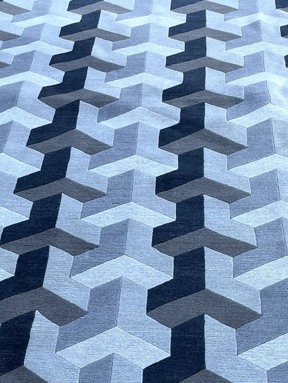 Image 1 of Verner Panton Handgewebte Wolle Teppich YPSILON Hersteller Designers Carpet