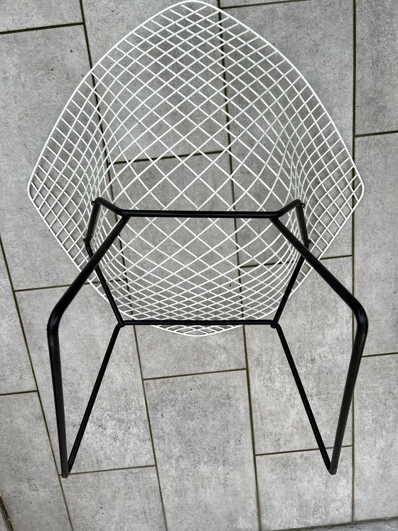Image 1 of 5 Bertoi Diamond Knoll Armchairs