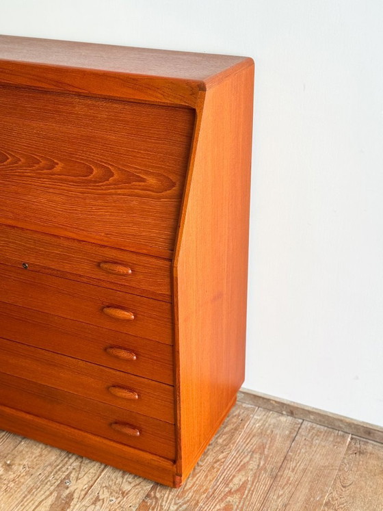 Image 1 of Mid Century Teak Secretary desk 1960s by Dyrlund