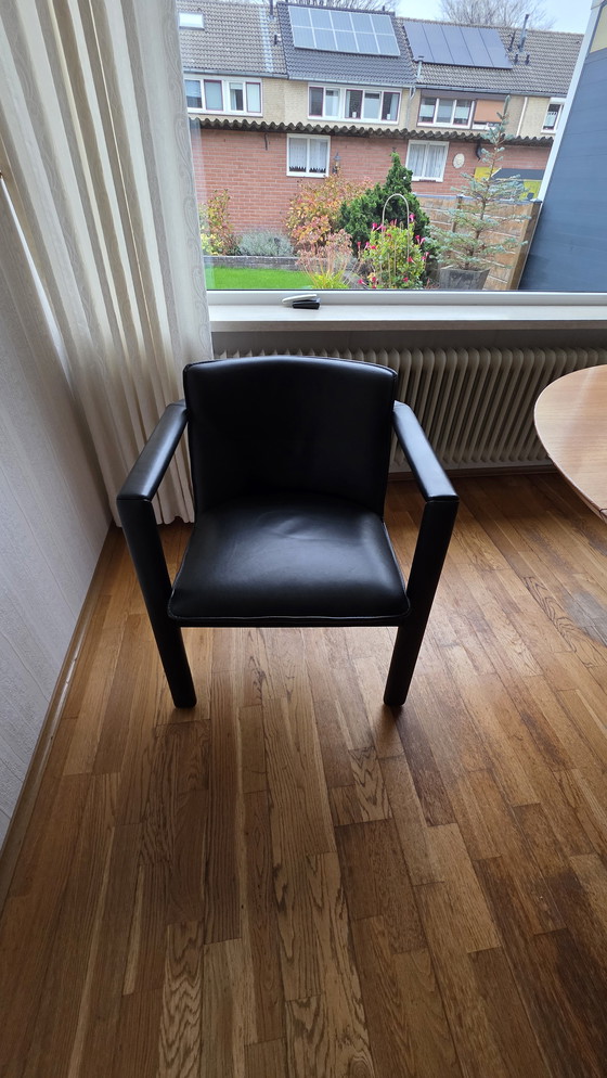 Image 1 of Leolux eettafelset incl. 4 Leolux stoelen 