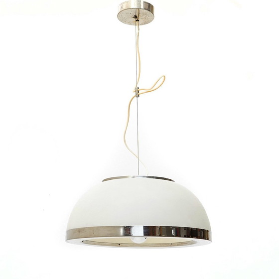 Image 1 of Opaline glazen kroonluchter van Pia Guidetti Crippa voor Lumi, 1970