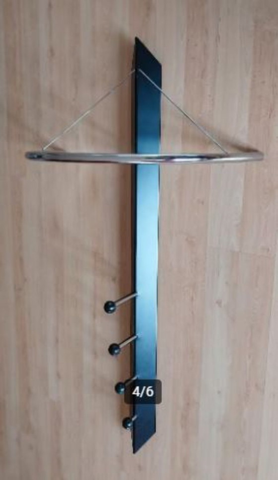 Image 1 of Iconic Space Age Coat Rack - 80s Postmodern Design.