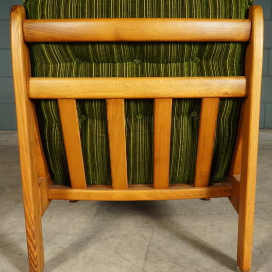 Image 1 of Fauteuil Vintage - Velours Vert - 1970