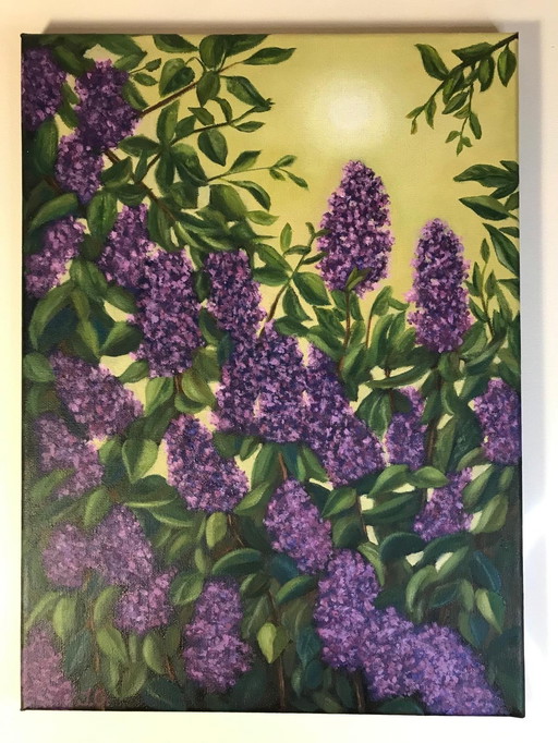 Lilac - Ölgemälde von Irina Gauss 