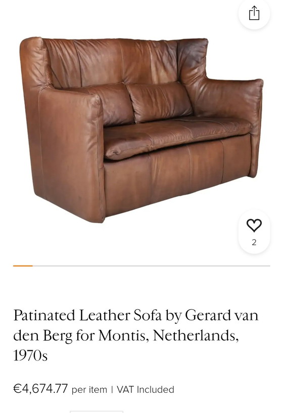 Montis Armchair Tibati - Design Gerard van den Berg – Leather (photo 6 of 6)