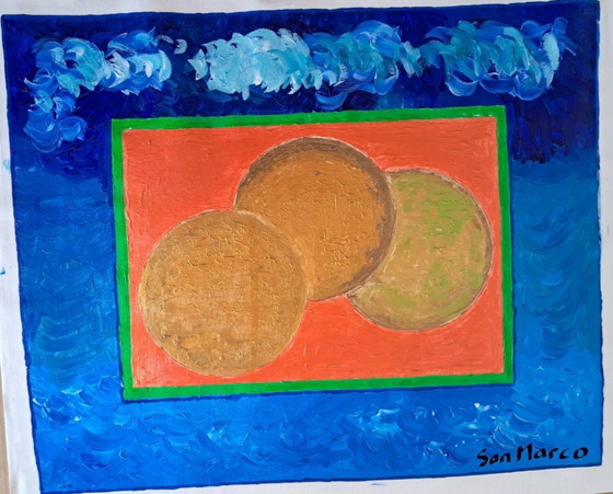 Image 1 of Enzo SAN MARCO – Wellen in anderen Klimazonen – Künstlergemälde