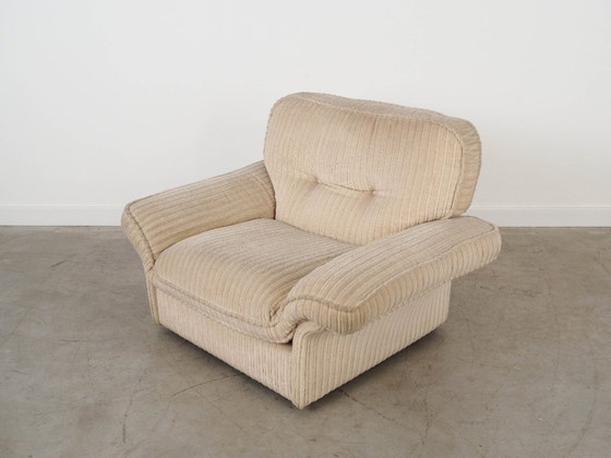 Image 1 of Fauteuil Soffio couleur crème, design italien, années 1970, fabriqué par Doimo
