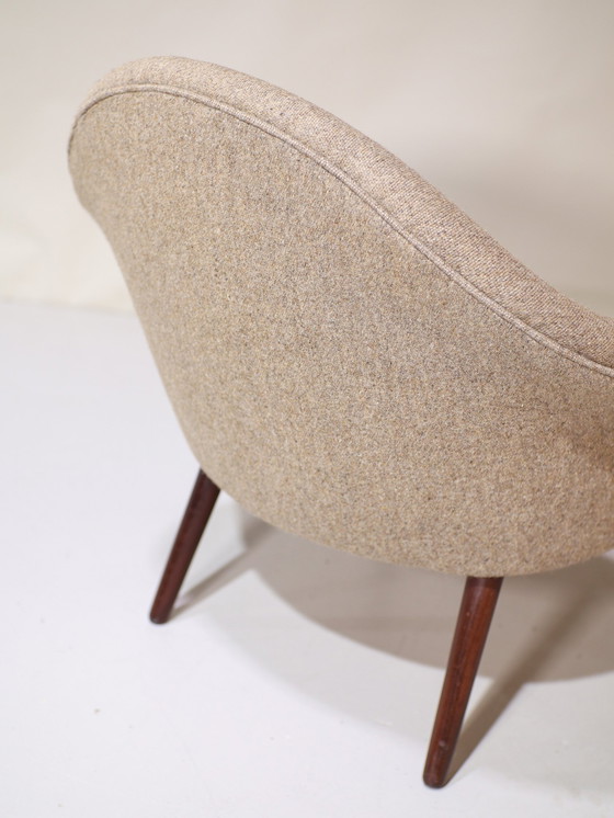 Image 1 of Hans Olsen 187 Fauteuil Gris Teck Danois Vintage