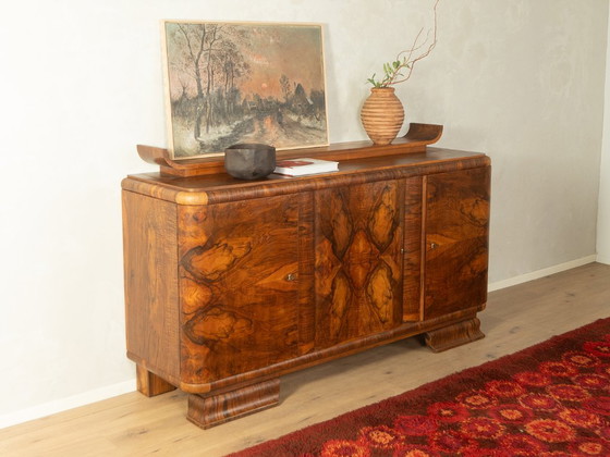 1920s Art Deco Sideboard – Wood, Brass (photo 3 of 12)
