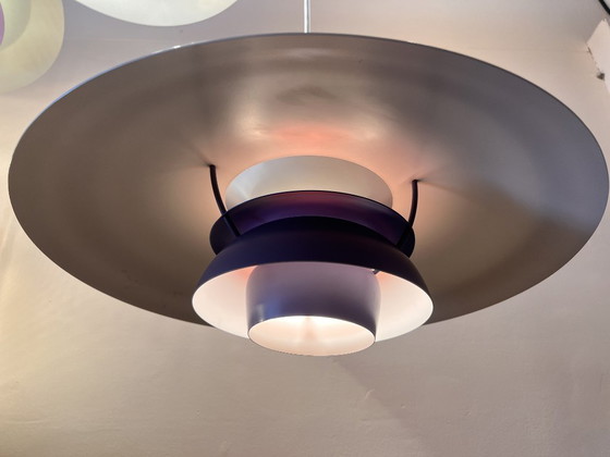 Image 1 of Lilac PH5 pendant light by Poul Henningsen for Louis Poulsen, 1990