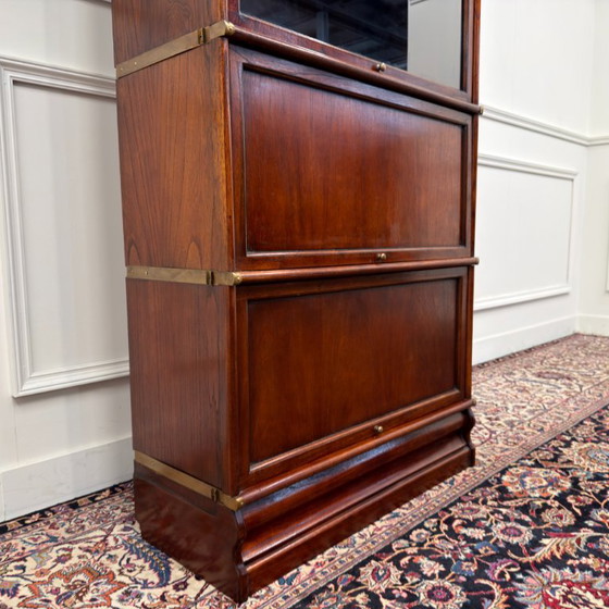 Bibliothèque anglaise de style Globe Wernicke – Verre, Bois (photo 8 of 12)