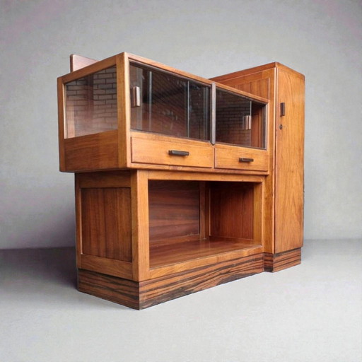 Antique cabinet Amsterdam School dresser Art Deco d