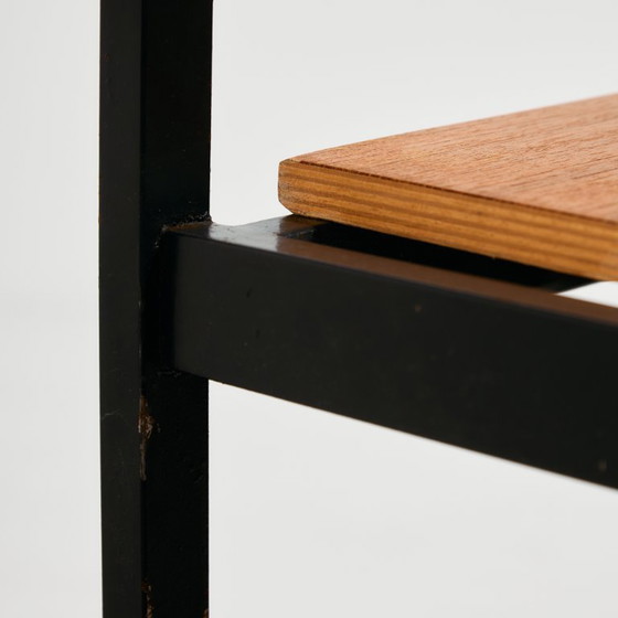 Image 1 of MK11372 Chaise en teck sur base métallique