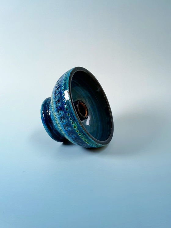 Image 1 of Candelabro Rimini Azul 735 - Cerámica - Bitossi - Aldo Londi