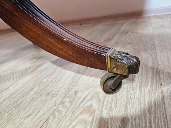 Image 1 of Elegant Georgian Dining Table, 2nd half of the 19th Century - Classic/Walnut