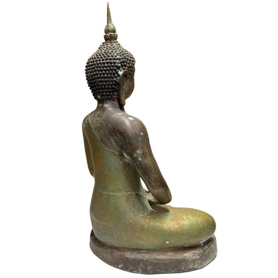 Estatua de Buda de bronce china temprana – Análisis técnico, Período Yongle (1402–1424) – Esculturas, Bronze (photo 4 of 13)