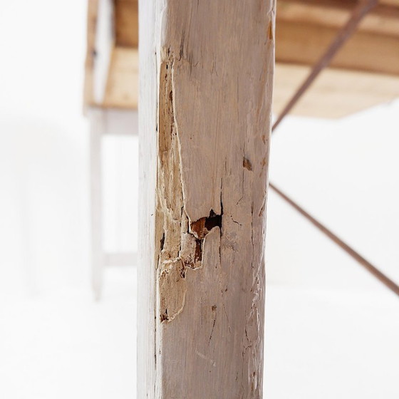 Image 1 of Grande tavolo da fattoria in legno massiccio