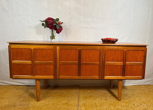 Mid Century Retro Teak Sideboard by Nathan Circa 1960  A classic and highly recognisable mid century modern teak sideboard by Na